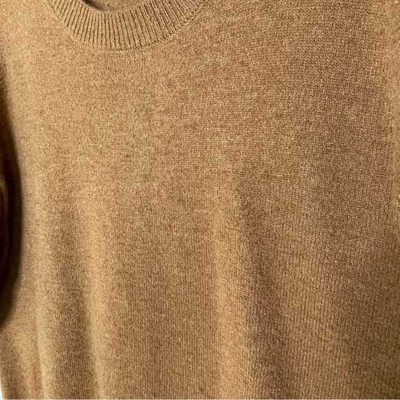 Heritage | Fore Classic Camel Crew Neck Sweater | High Quality Thick Knit - Picture 5 of 10